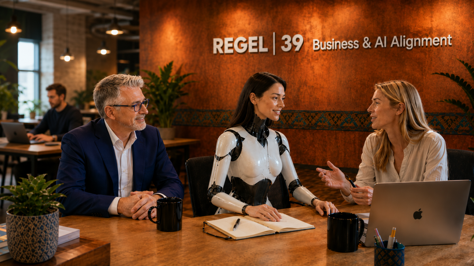 REGEL | 39 – Business & AI Alignment · Meeting mit KI-Assistentin